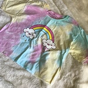 NWOT Fifth Sun Crop Top Tee